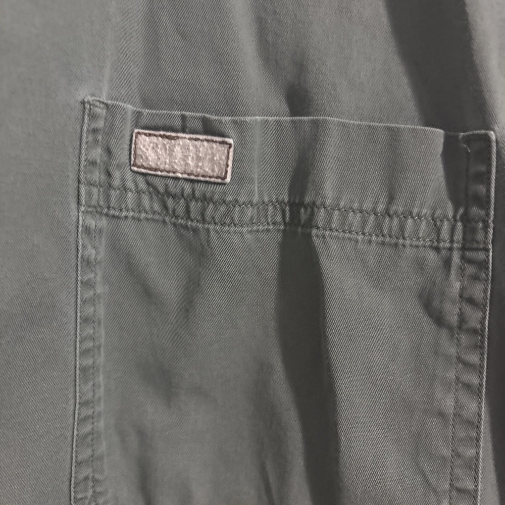 Vintage Carhartt Shirt Men's 3XL Brown Short Sleeve Button Up Pocket Cotton See - Picture 7 of 10